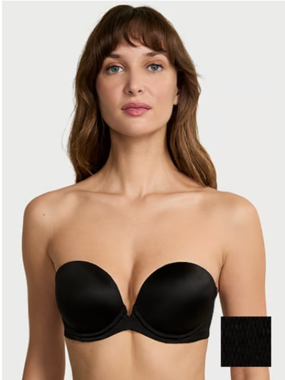 Victoria's Secret Black Strapless Push-Up Bra